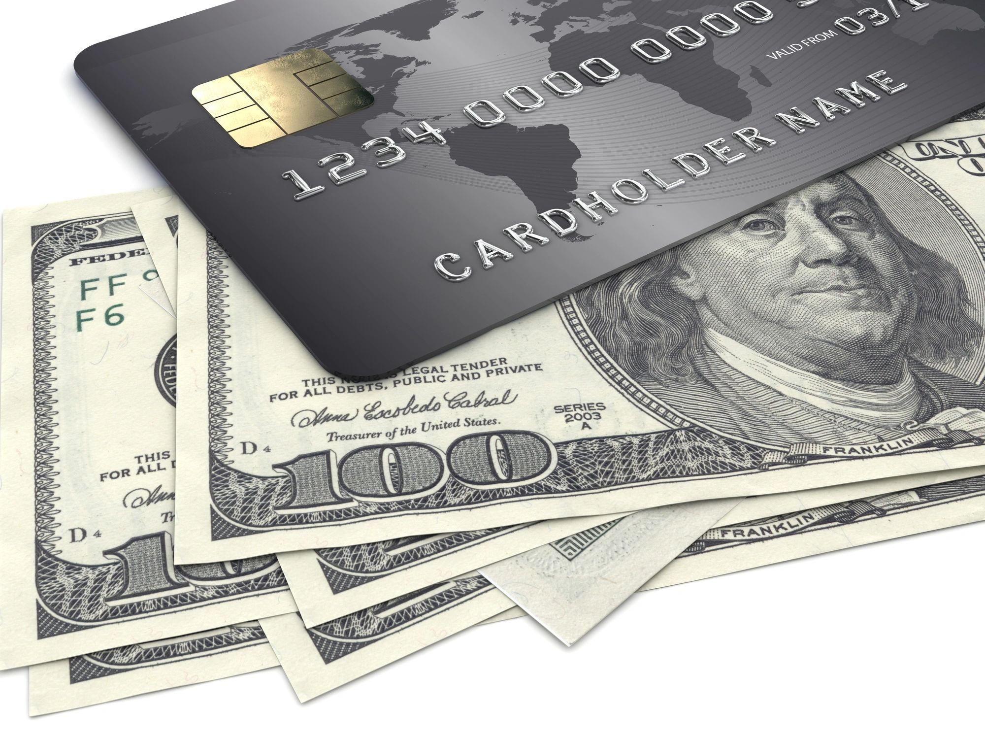 Credit card close-up representing points earning